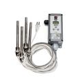 A421 - Immersion heater controller with four stainless immersion heaters through wall type tank’s bottom