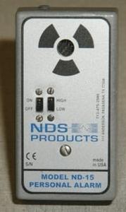 NDS Products ND-15 Alarme personnelle Gamma
