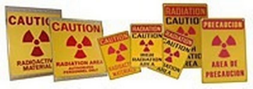 QNDE Affiches d’Avertissement de Radiation