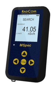 Radcomm MSpec portable Spectrometer and Dose Rate Meter