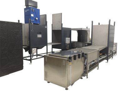 QNDE PE-12 Modular Post-Emulsifiable Liquid Penetrant Inspection Line - CUSTOMIZABLE