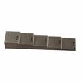 5-step block, carbon steel 1018