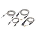 Cable, Armored Single and Dual, RG-174, Various connector types (microdot, mini-microdot, BNC, LEMO, LEMO-00, LEMO-1, UHF)