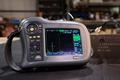D-70: Sonatest Masterscan D-70, flaw detector measuring IIW block