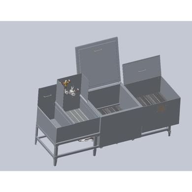 QNDE WWC-6 Water Washable Compact Liquid Penetrant Inspection Line - CUSTOMIZABLE
